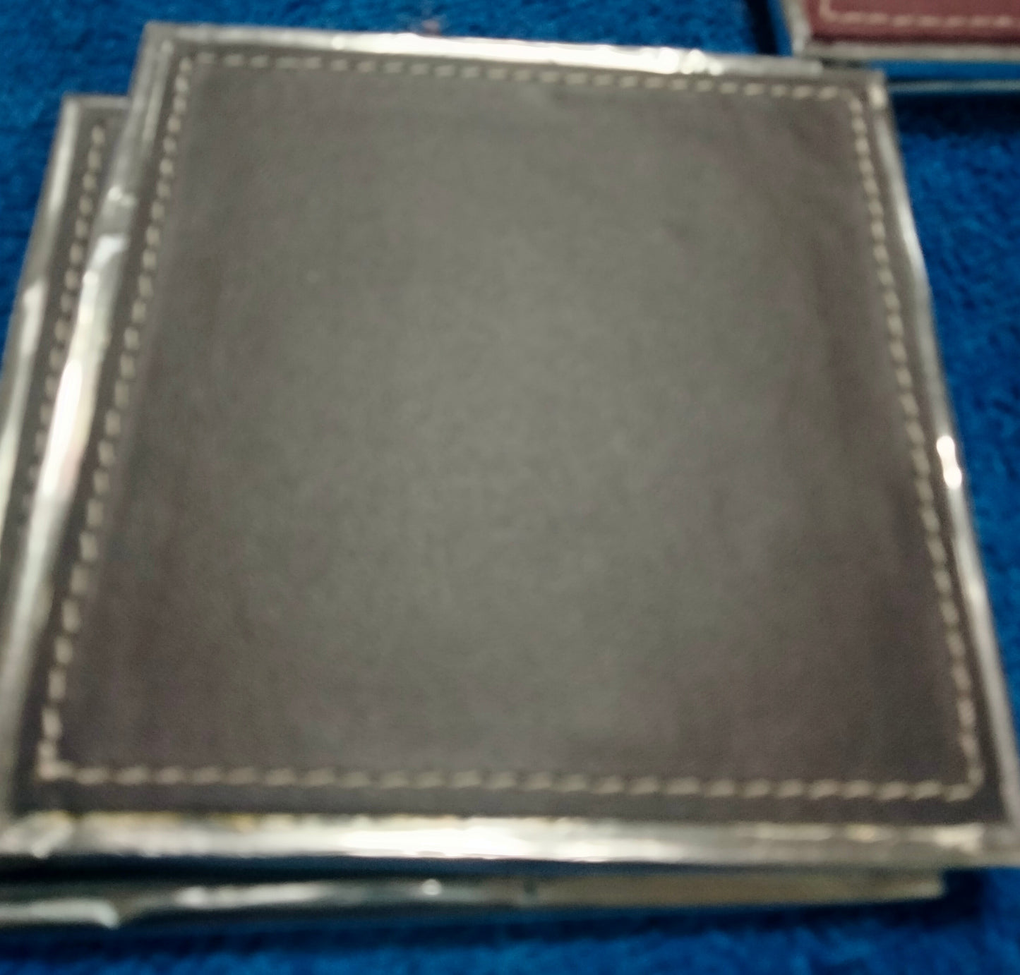 Genuine Leather Coaster Set